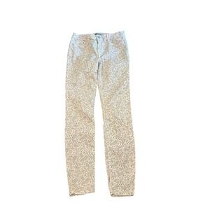 Zara Trafalgar Women's 6 Pink Paisley Print Straight‎ Leg Jean
